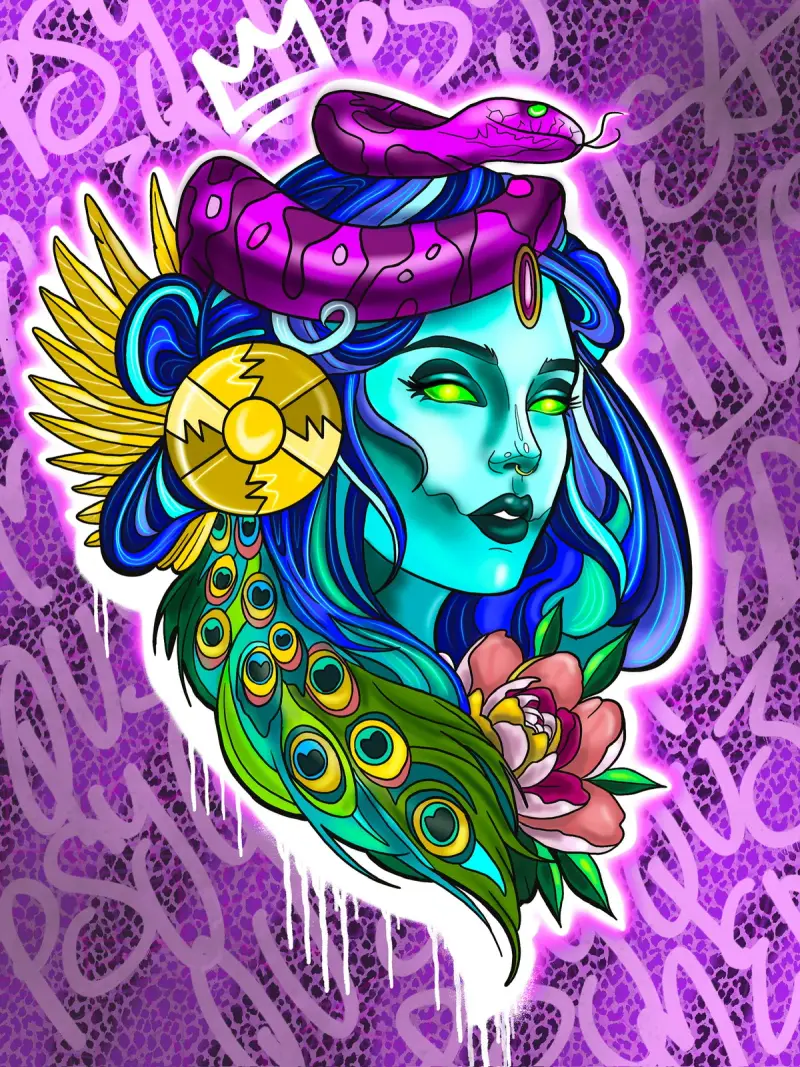 The snakes queen